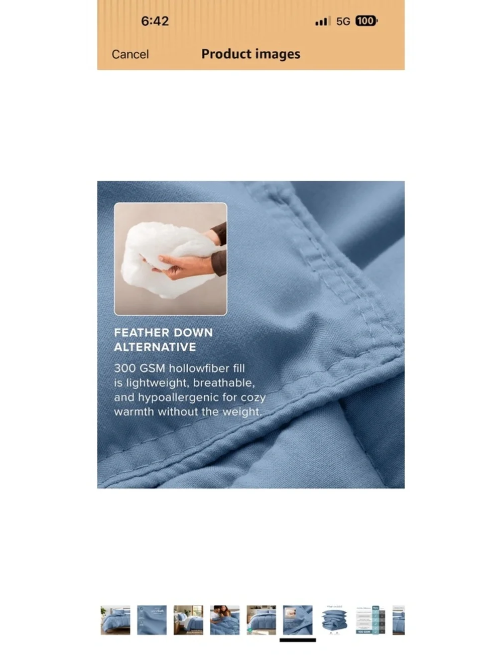 Bare Home Oversized King Size Comforter Set in Coronet Blue